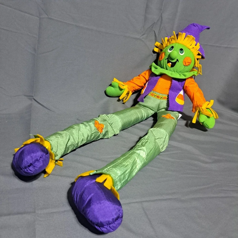 Vintage 1994‎ International Silver Co Halloween Scarecrow Plush Shelf Sitter 31